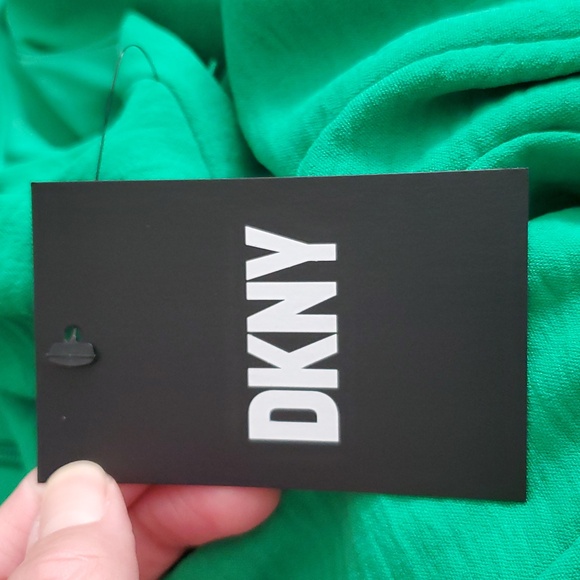 DKNY Apple Green Sleeveless Cocktail Dress - Picture 15 of 16